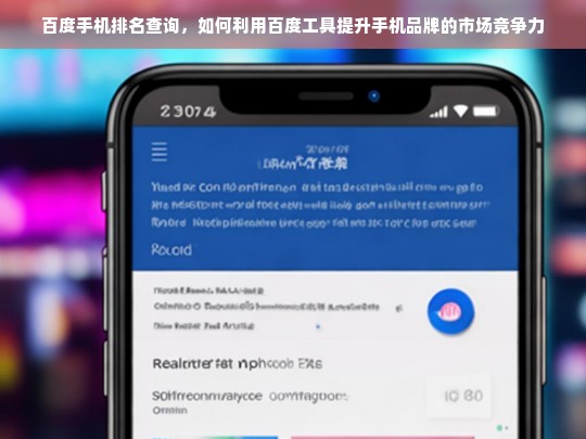 利用百度手机排名查询工具提升品牌市场竞争力的策略