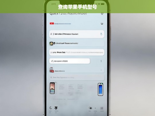 如何查询苹果手机型号，简单步骤指南