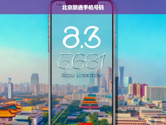 北京联通手机号码服务与套餐详解
