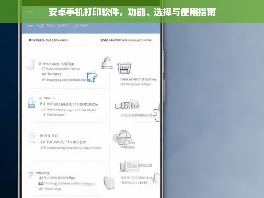 安卓手机打印软件，功能详解、选择建议与使用指南