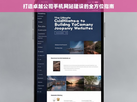 打造卓越公司手机网站建设的全方位指南，卓越公司手机网站建设全方位指南
