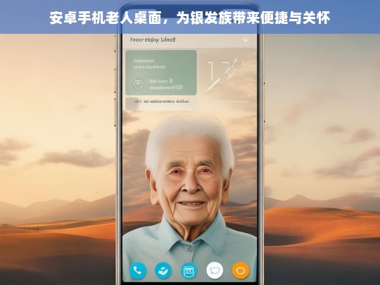 安卓手机老人桌面，为银发族带来便捷与关怀，安卓手机老人桌面，便捷与关怀银发族的新选择