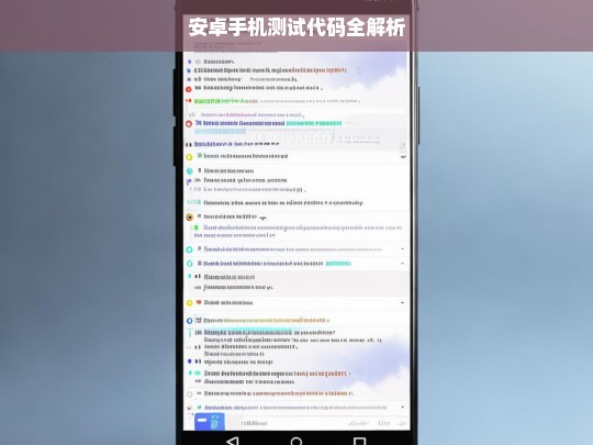 安卓手机测试代码全解析，安卓手机测试代码解析