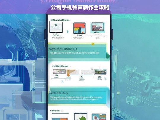 公司手机铃声制作全攻略，公司手机铃声制作全攻略