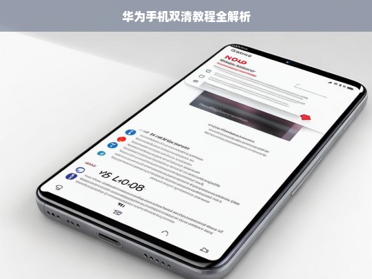 华为手机双清教程全解析，华为手机双清教程解析
