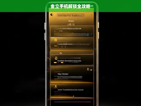 金立手机解锁全攻略，金立手机解锁攻略