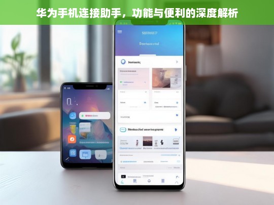 华为手机连接助手，功能与便利的深度解析，华为手机连接助手的功能与便利解析