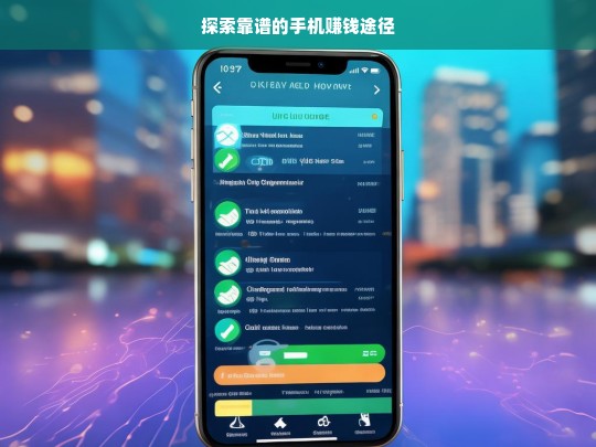 探索靠谱的手机赚钱途径，探索手机赚钱的可靠途径