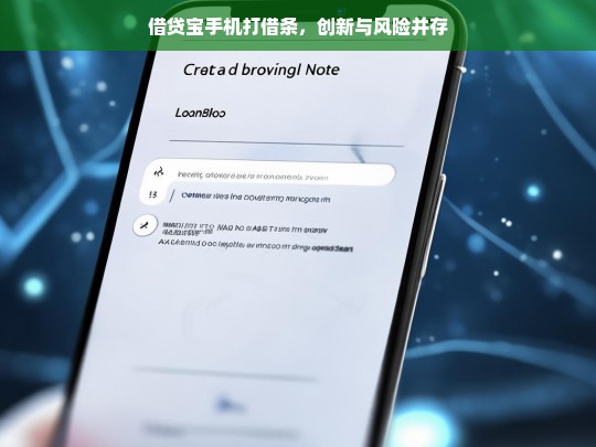 借贷宝手机打借条，创新与风险并存，借贷宝手机打借条，创新与风险之探讨